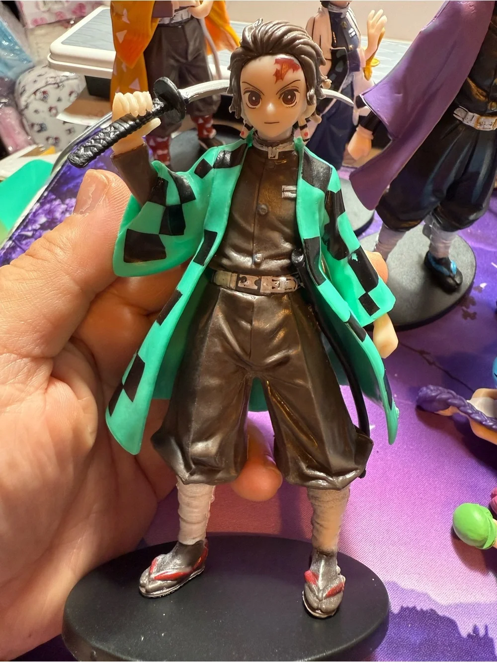 Bundle of 6 Demon Slayer Kids Anime Character Figure Set - Collectible